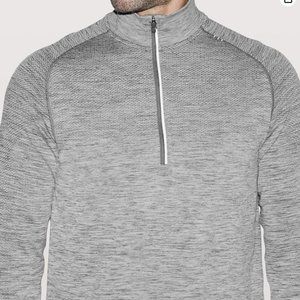 Lululemon Mens Metal Vent Tech 1/2 Zip Long Sleeve Shirt (Slate Grey, XL)
